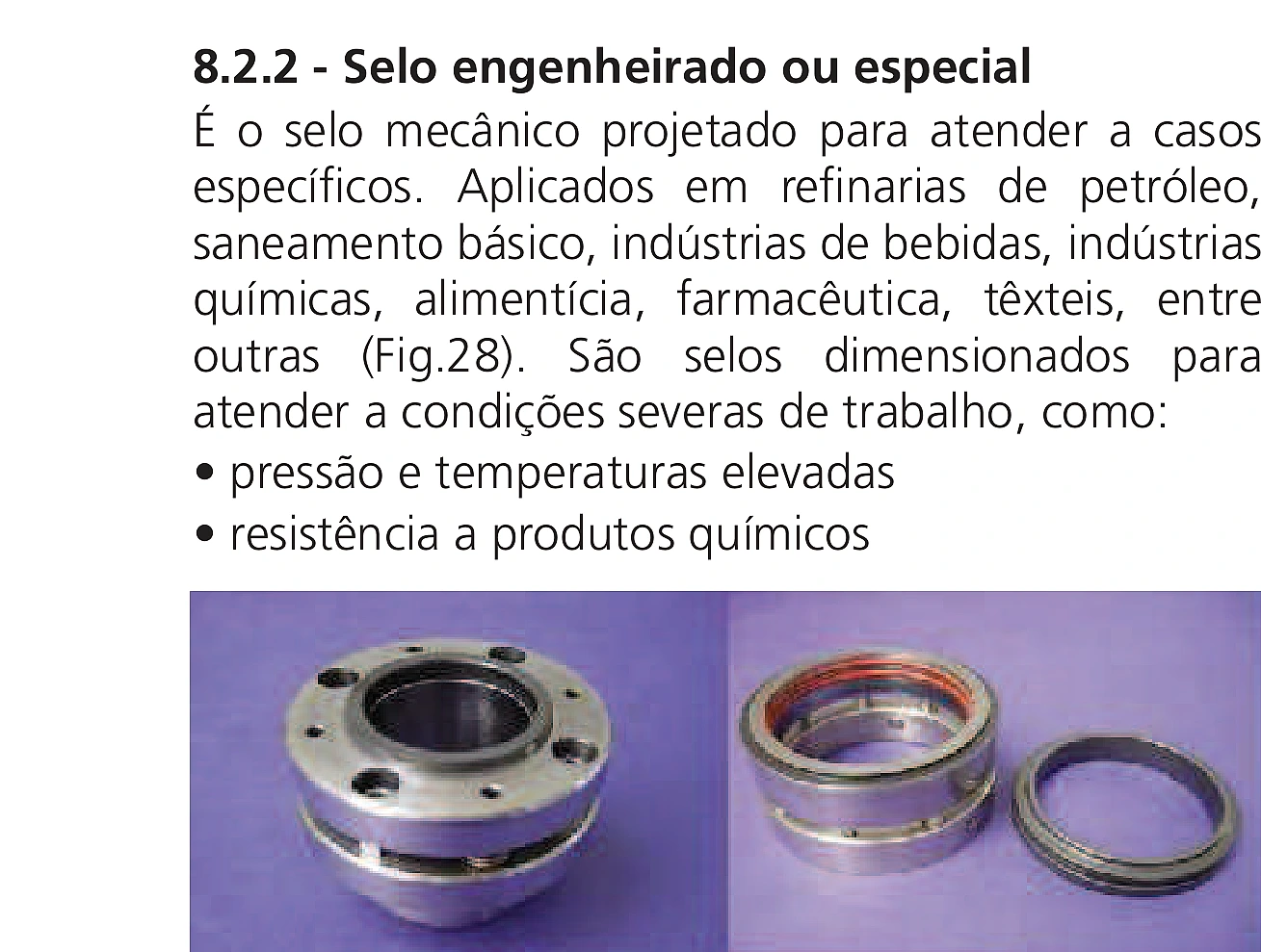 Selo mecânico engenheirado