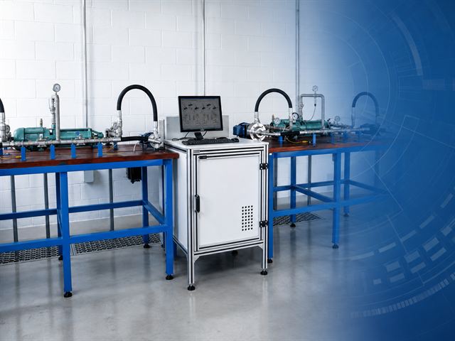 Laboratório e bancadas de ensaios da INPACOM 4